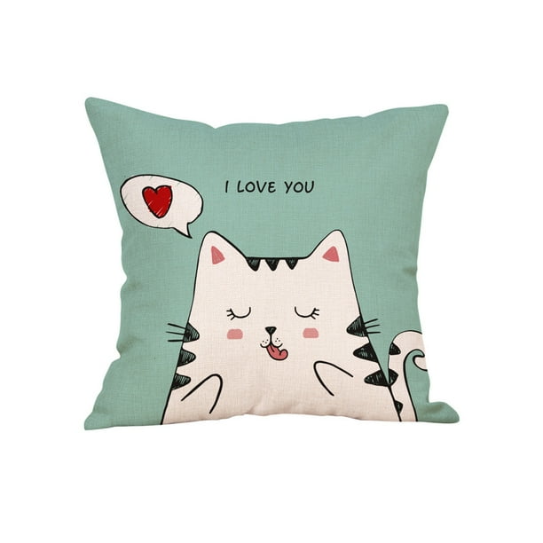 Throw Cushion Cover Cotton Linen Pillow Case Sofa Waist Pillowcase Bed Car Decor Throw Cushion Cover Cotton Linen Pillow Case Sofa Waist Pillowcase Bed Car Decor